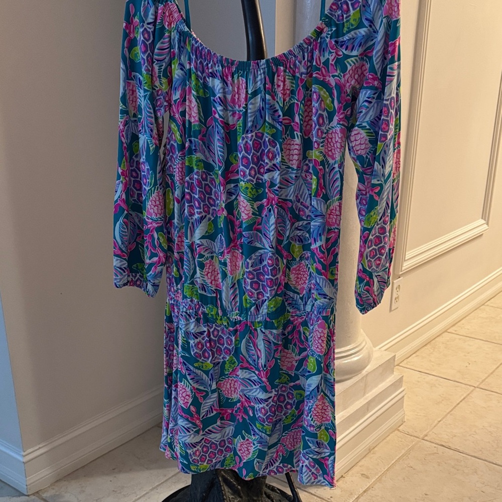 Lilly Pulitzer Vibrant Long Sleeve romper / dress